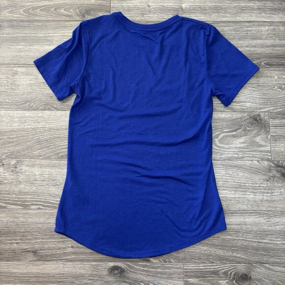 Nike Dri-FIT Women’s T-Shirt Sz S Blue Gym Workout Tee Athletic Cut Fast Rapido - Picture 11 of 11